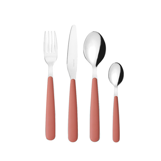 Image of Fratelli Guzzini 127500264 set di posate 24 pz Grigio, Terracotta