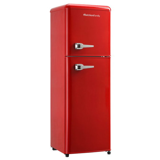 Image of Melchioni MiniFrigo DP Rosso Vintage frigorifero con congelatore Libera installazione 85 L Rosso