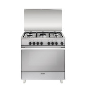 Glem Gas U855MI6 Cucina Elettrico Acciaio Inox-image