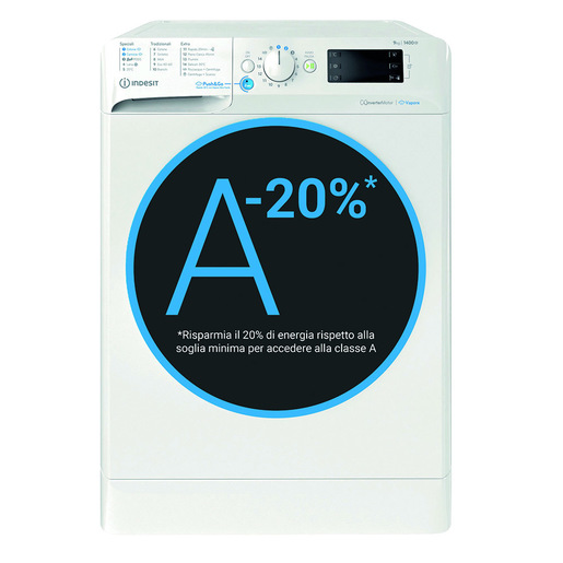 Indesit Lavatrice a libera installazione BWE 91498X WKV IT - BWE 91498X WKV IT