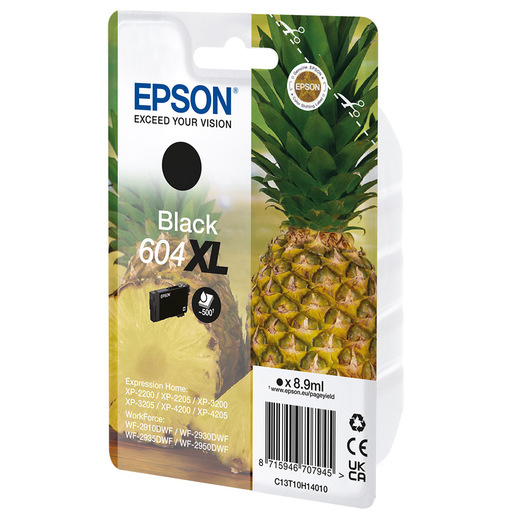 Image of Epson 604XL cartuccia d'inchiostro 1 pz Originale Resa elevata (XL) Nero
