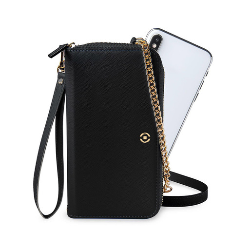 Image of Celly VENEREBK custodia per cellulare 16,5 cm (6.5'') Custodia a borsellino Nero
