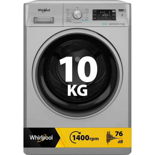 Image of Whirlpool Lavatrice a libera installazione - FFB 108 SILVER IT
