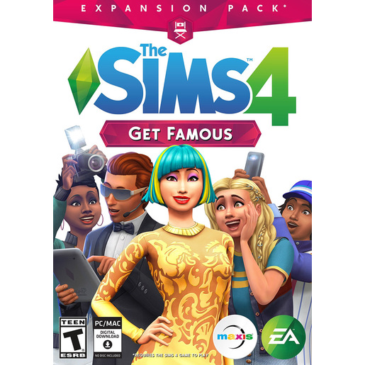 Image of Electronic Arts The Sims 4 Get Famous, PC Aggiunta per videogiochi Inglese