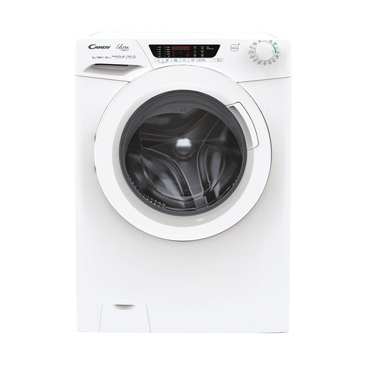 Image of Candy Ultra Hygiene, Lavatrice 8kg, Classe A-10%, 1200 giri, Bianco, HE 1284TWM6/1-S