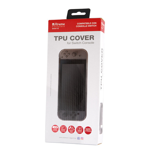 Image of Xtreme 95672 custodia per console portatile Cover Nintendo Poliuretano termoplastico (TPU) Trasparente