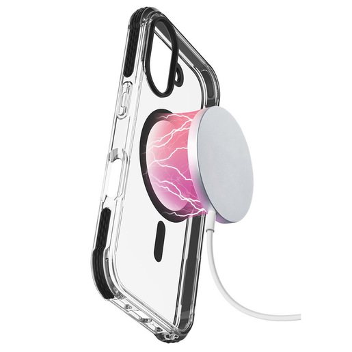 Image of Cellularline Tetra Force Strong Guard Mag - iPhone 16 Custodia ultra protettiva, anti-shock compatibile con ecosistema Apple Magsafe