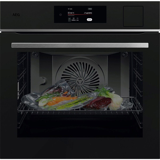 Image of AEG Series 8000 FORNO INCASSO STEAM PRO (100% vapore, 50% vapore, 25 %vapore + Sous Vide) + WI FI CLASSE A++ 60 CM TP8SB731AT MADE IN EUROPE