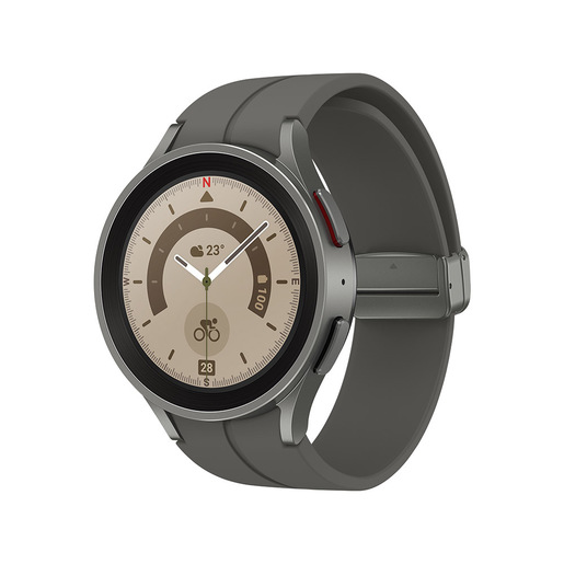 Image of Samsung Galaxy Watch5 Pro Smartwatch Scocca in Titanio 45mm Memoria 16GB Gray Titanium