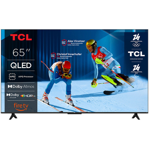 TCL T6C Serie Smart TV QLED 4K 65'' 65T6C, Dolby Vision & Atmos, HDR10+, Fire TV