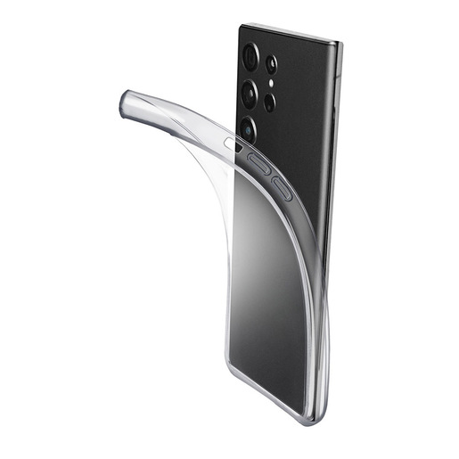 Image of Cellularline Fine - Galaxy S24 Ultra Cover in gomma morbida ultra sottile e trasparente