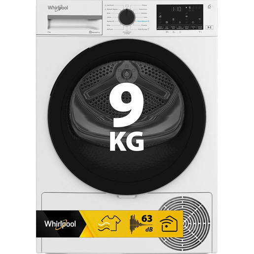 Image of Whirlpool C WD R49M WBS IT, Capacità 9kg, classe C, colore White, Display digitale XL, Wi-Fi