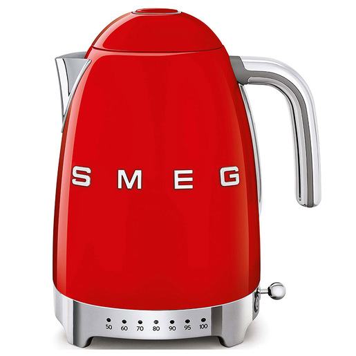 Image of Smeg Bollitore A Temperatura Variabile 50's Style – Rosso LUCIDO – KLF