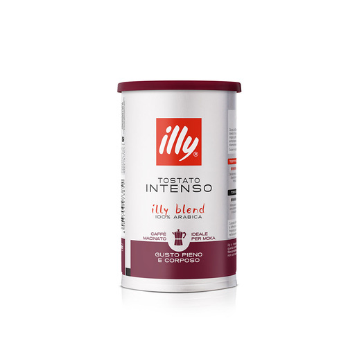 Image of Illy Soft can da 185g di caffè macinato per Moka Tostato INTENSO