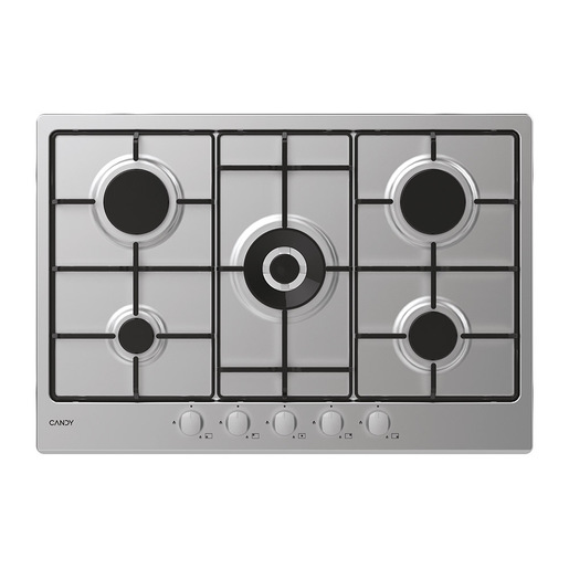 Image of Candy Idea CHW74WX Acciaio inox Da incasso 75 cm Gas 5 Fornello(i)