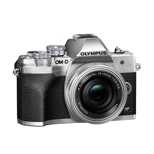 Image of Olympus OM-D E?M10 Mark IV + ED 14-42mm F3.5-5.6 EZ 4/3'' MILC 20,3 MP Live MOS 5184 x 3888 Pixel Argento