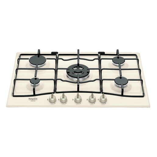 Image of Hotpoint PCN 750 T (OW) R /HA Avorio Da incasso 75 cm Gas 5 Fornello(i