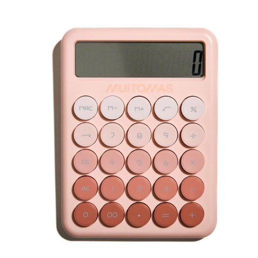 Image of Muitomas CALCULATORPK calcolatrice Desktop Calcolatrice di base Rosa cod015