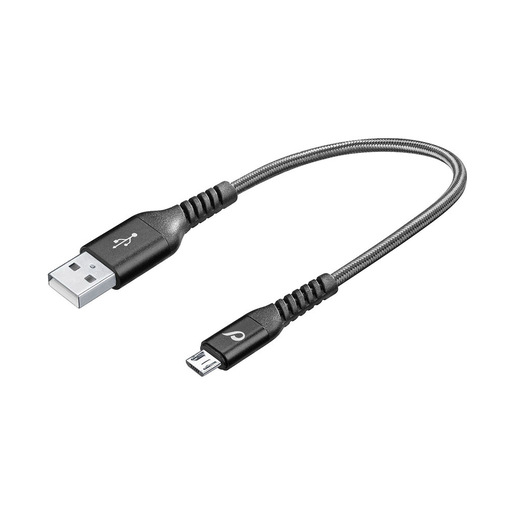 Cellularline Tetra Force Cable 15cm - MICRO USB Cavo Micro USB ultra resistente