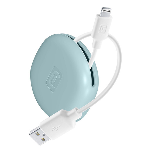 Image of Cellularline Bag Cable Cavo da USB a Lightning con portacavo cod015