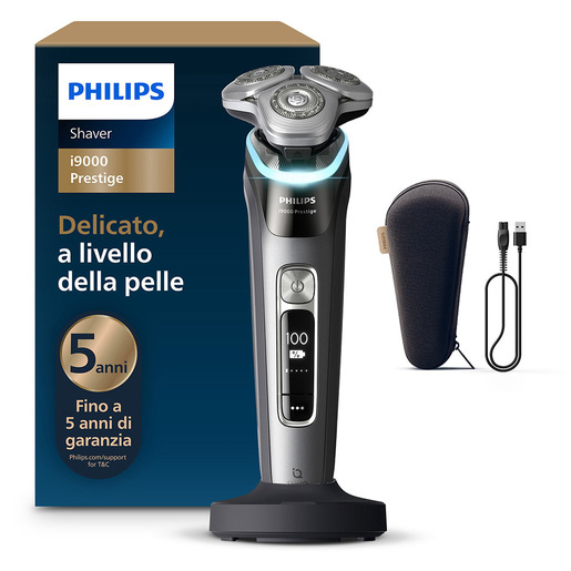 Philips i9000 Prestige XP9202/10 Rasoio elettrico Wet & Dry con SkinIQ