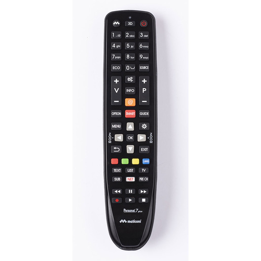 Image of Meliconi Gumbody Personal 7 plus telecomando IR Wireless TV Pulsanti