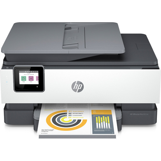 Image of HP OfficeJet Pro Stampante multifunzione HP 8024e, Colore, Stampante p