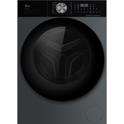 HOOVER H3W 47SBL8BH-S LAVATRICE, Caricamento frontale, 7 kg, 16 programmi, Profondità 46,7 cm, Giri 1400 rpm, Antracite, livello rumorosità centrifuga 72 dB(A), Classe A