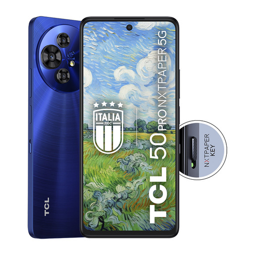 TCL 50 Pro NXTPAPER 5G 17,3 cm (6.8'') Doppia SIM Android 14 USB tipo-C 8 GB 512 GB 5010 mAh Blu