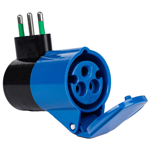 Image of FANTON 78000-E adattatore per presa di corrente Tipo L (IT) Nero, Blu