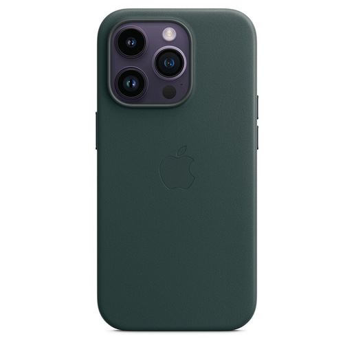 Image of Apple Custodia iPhone 14 Pro in Pelle - Verde foresta