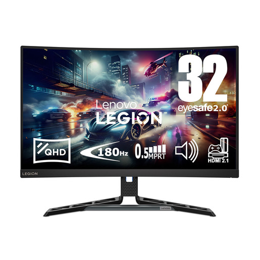 Lenovo Legion R32QC-30 Monitor PC 31,5" Quad HD VA 180 Hz (Nero)