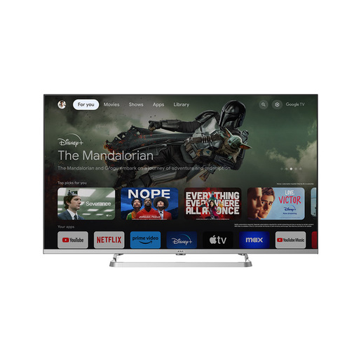 SABA SA43Q80GTV TV 109,2 cm (43'') 4K Ultra HD Smart TV Wi-Fi Grigio 250 cd/m²