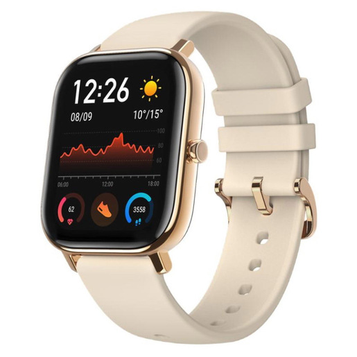 Amazfit GTS 4,19 cm (1.65'') AMOLED 43 mm Digitale 348 x 442 Pixel Touch screen Oro GPS (satellitare)