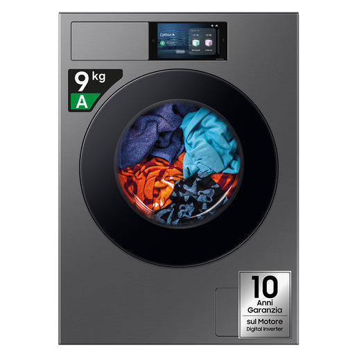 Image of Samsung WF90F09C4SU3 lavatrice Caricamento frontale 9 kg 1400 Giri/min Argento