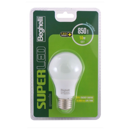 Image of Beghelli 56881BL energy-saving lamp 10 W E27 A+
