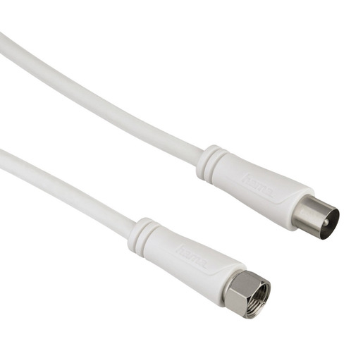 Image of Hama Cavo SAT M/antenna M, 1,5 metri, bianco, 90 dB, 1 stella