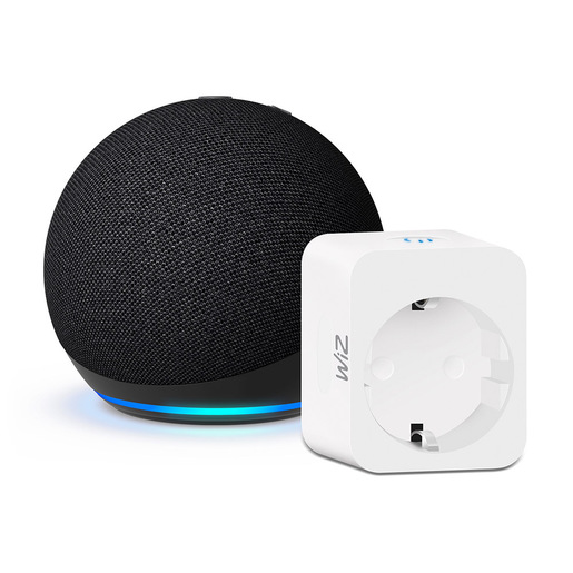Amazon Echo Dot (5a generazione, modello 2022) Altoparlante intelligente con integrazione Alexa Antracite Smart Plug Wiz