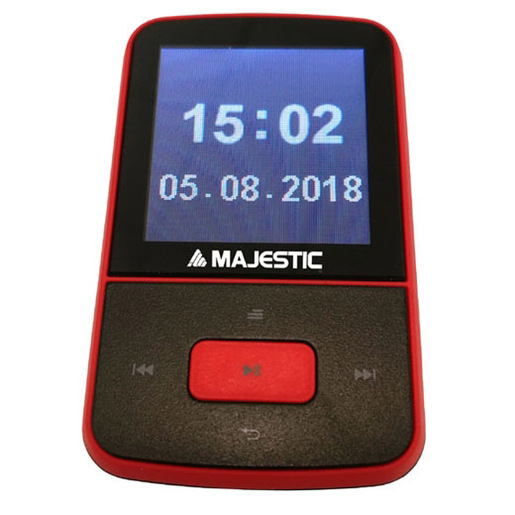 New Majestic Lettore Multimediale Lett.Mp3 BT-8484R Rosso 8Gb BT 1,5'' Rec