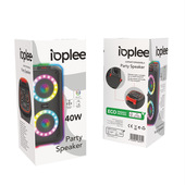 Ioplee Cassa Speaker Verticale Da Terra 40W - Nero-image