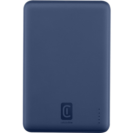 Cellularline Power Bank Magsafe 5000 Power Bank MagSafe 5.000 è il caricabatterie wireless e portatile con tecnologia MagSafe da 7.5W. Grazie al suo desi