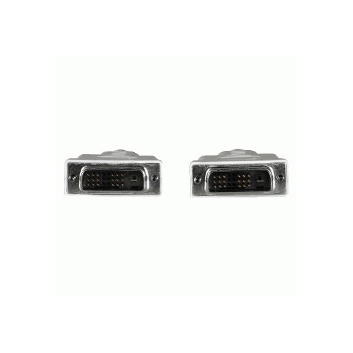 Image of Hama Cavo monitor DVI-D M/DVI-D M, 1,8 metri, Single Link (18+1 pin), 2 ferrite, grigio, 3 stelle
