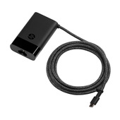 HP Alimentatore Laptop USB-C GaN da 65 W, Compatibile con PC HP dotati di porta USB-C, Nero-image