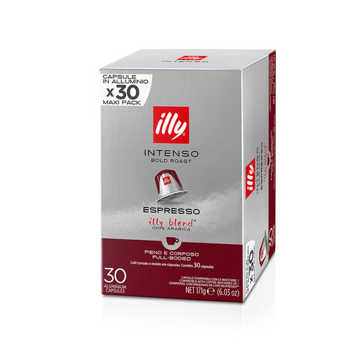 Image of Illy 30 caffè in Capsule compatibili Nespresso® Tostato ESPRESSO INTENSO
