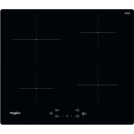 Whirlpool WS Q2160 NE Nero Da incasso 59 cm Piano cottura a induzione 4 Fornello(i)