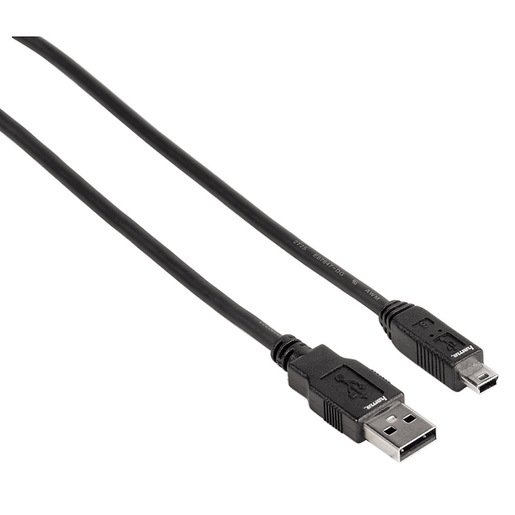 Image of Hama Cavo USB A 2.0/Mini USB B 2.0 (B5 pin), 1,8 metri, nero