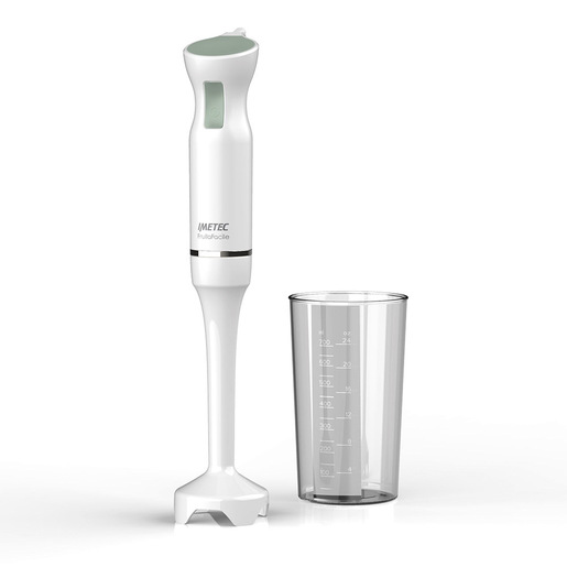 Image of Imetec frullatore a Immersione FrullaFacile, Gambo XL, Lame in Acciaio Inox, Funzionamento a Impulsi, Bicchiere Graduato da 700 ml BPA Free, 800 W