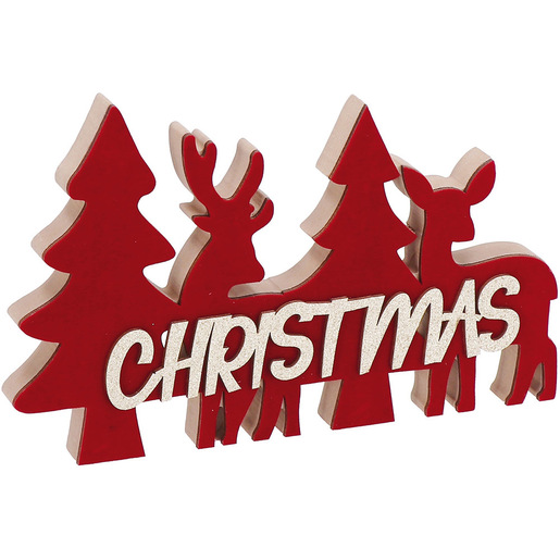 Image of AD Trend 108106 statuetta e statua ornamentale Oro, Rosso MDF, Poliestere