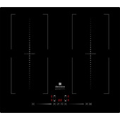 Electroline IHES4TS6F1 Piano Cottura A Induzione Nero Da Incasso 60Cm 4 Zone Di Cui 1Flexy-image