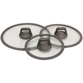 Pedrini 02PE620GR Coperchio Per Pentola Rotondo Grigio-image